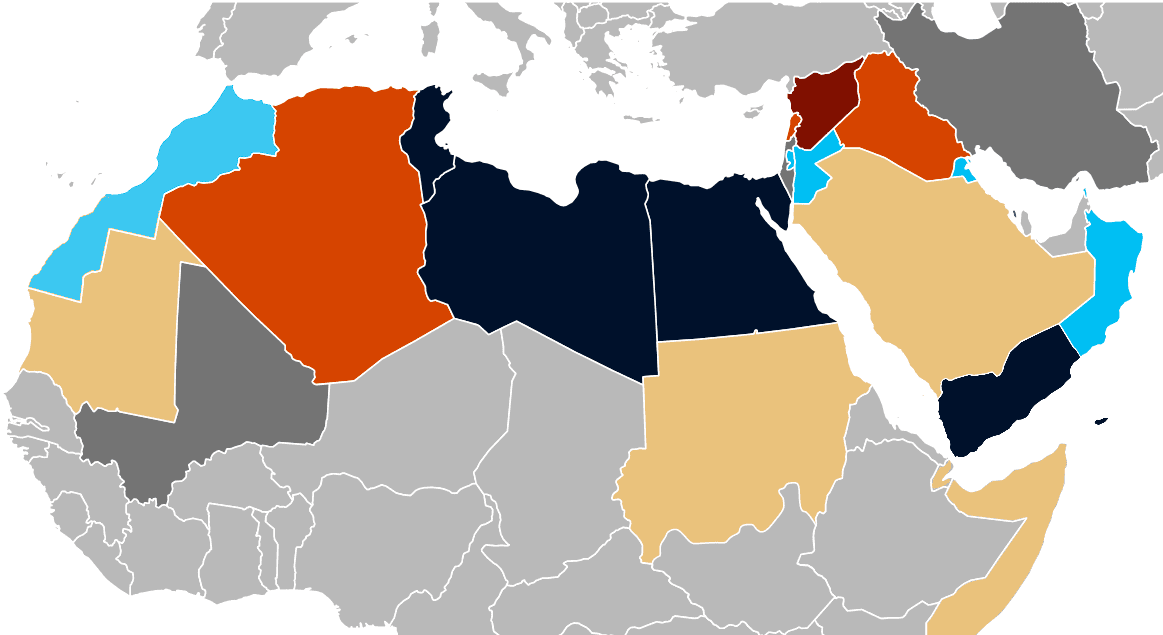 صعود وتراجع الربيع العربي: عقد من التغيير والاضطراب 2010-2020