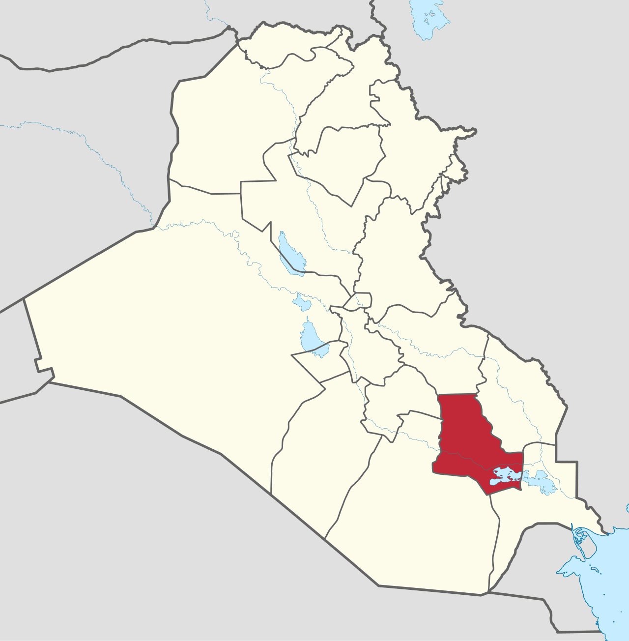 المواقع الأثرية المسجلة في محافظات العراق